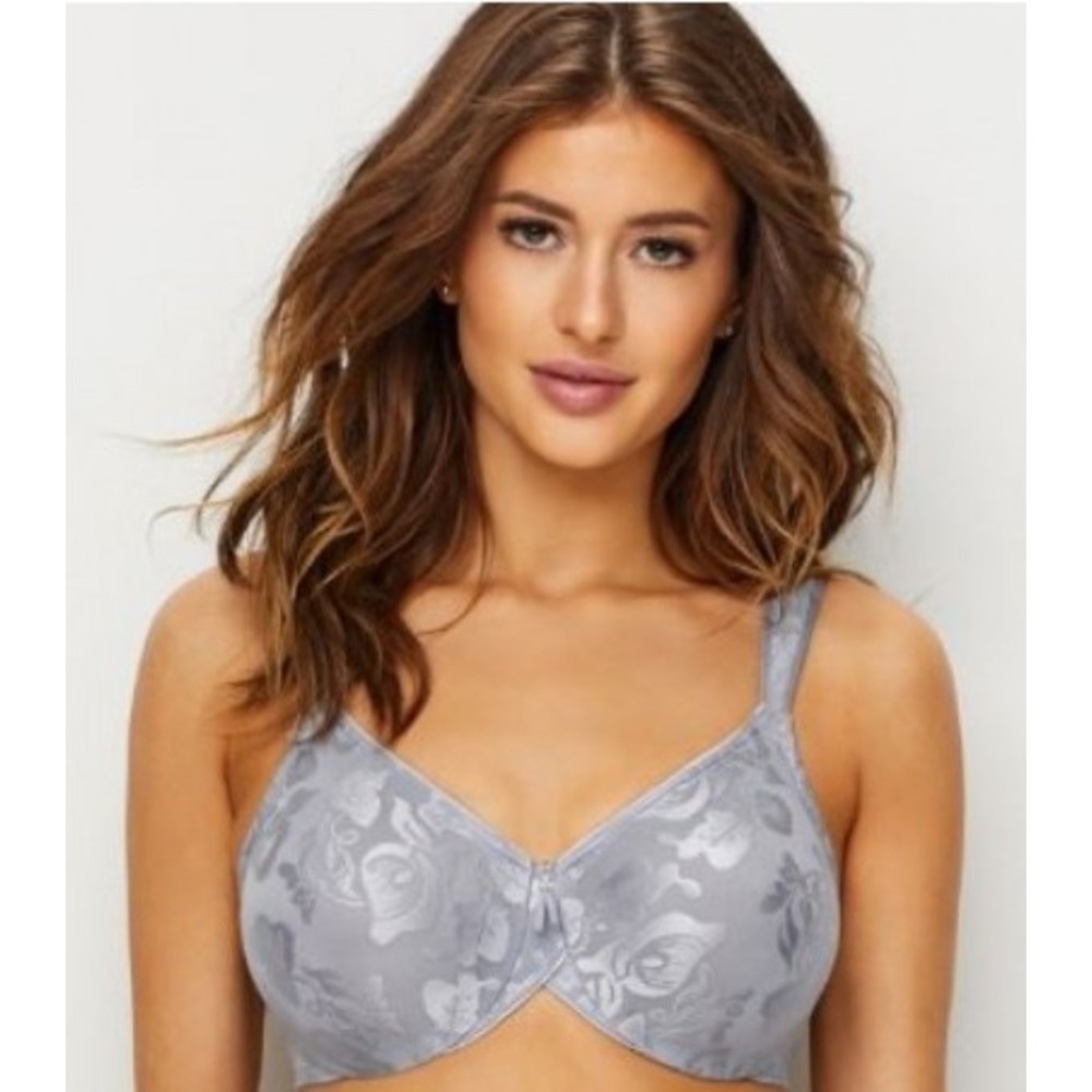 Pre Owned Wacoal 36D Awareness Gray Underwire Bra 85567 117658